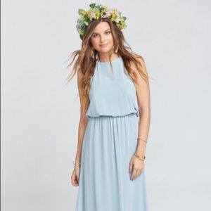 Show me your mumu Heather Halter Steel Chiffon S